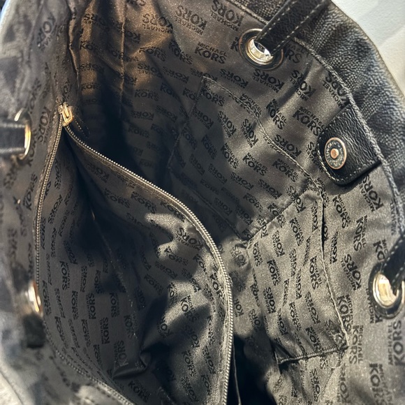 Michael Kors Charcoal Monogram Tote - Picture 3 of 3